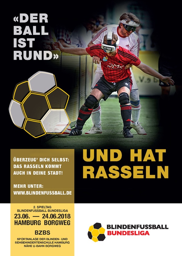 Artikelbild 23. und 24. Juni FCSP bei der Blindenfußball-Bundesliga in Hamburg