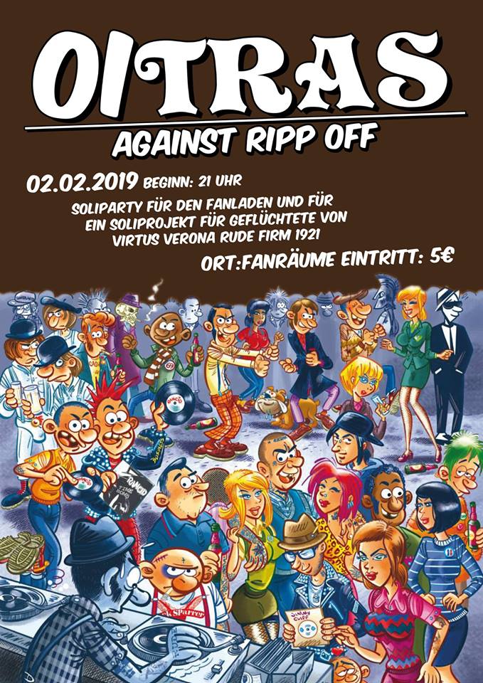 Artikelbild 02. Februar: OiTras! against rip off - Soli-Party